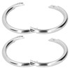 2PCS Carbon Steel Bull Cattle Cow Nose Ring Farm Animal