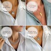 Silverly Women's 925 Sterling Silver Large Heart Locket Chain Necklace,