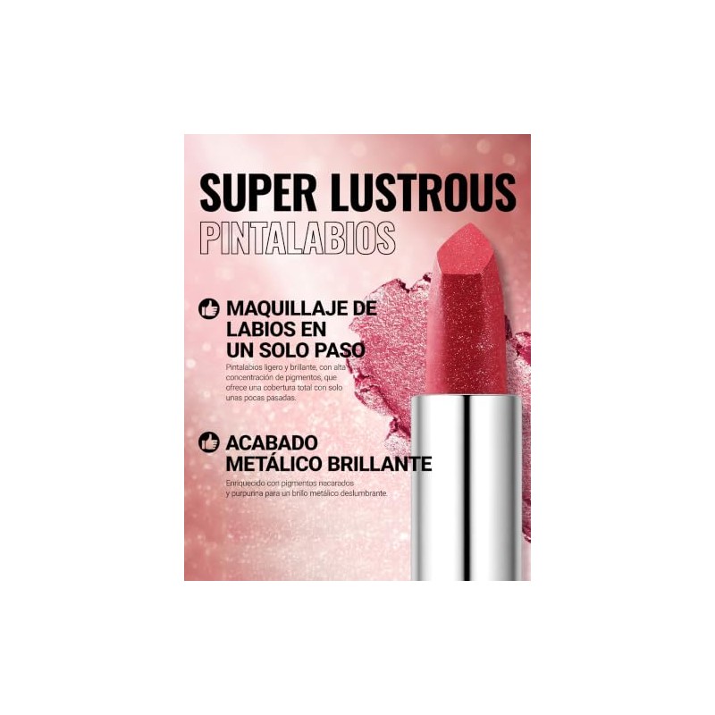 Erinde Lápiz Labial Mate con Purpurina Metálica, Tinte Labial Duradero,A03#