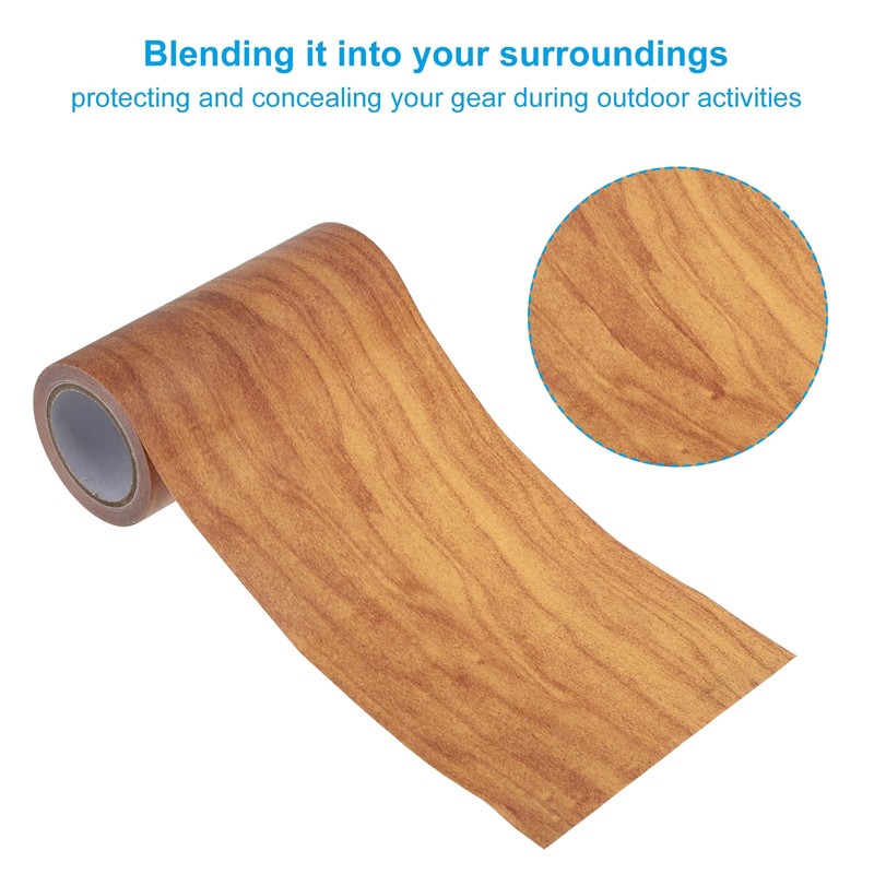 PATIKIL Wood Grain Repair Tape 4" x15ft,2 Pcs Self Adhesive