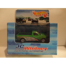 Hot Wheels Ltd Edition JC Whitney Green Ford F 150 Pickup Truck w Real Riders