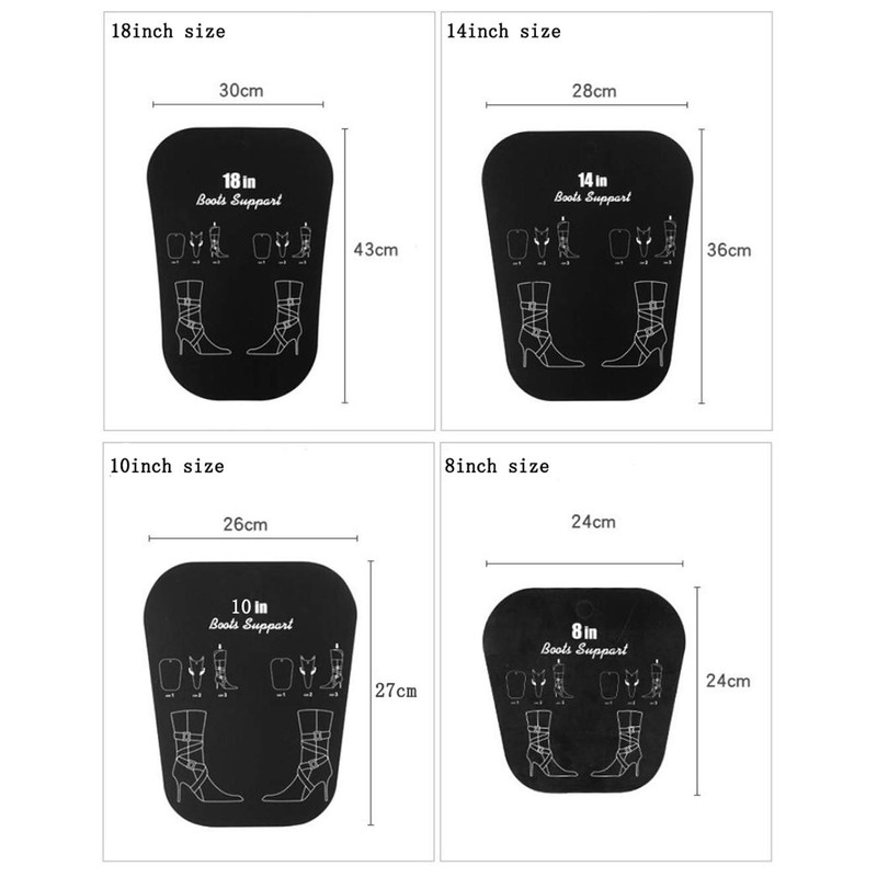 ericotry 2Pair (4PCS) Boot Shaper Form Inserts Multifunction Thicken Automatic