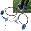 1 Pair Bicycle Hydraulic Disc Brake Four Pistons Aluminum Alloy