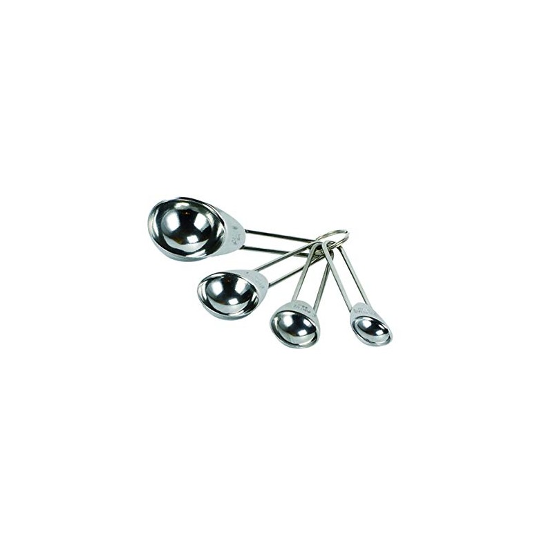 Pearl Metal Quantity Hakari CC-1522 Stainless Steel Compact Measuring Spoons,