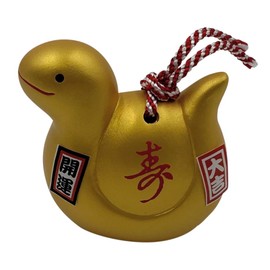 Chinese New Year of The Snake 2½" Collectible Ceramic Snake Bell Figurine for Chinese New Year 2025