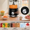Food Processor and Vegetable Chopper 600W BPA Free 12-Cup Bowl,