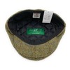 Mens Harris Tweed Flat Cap Comfort Fit Quilted Lining Made