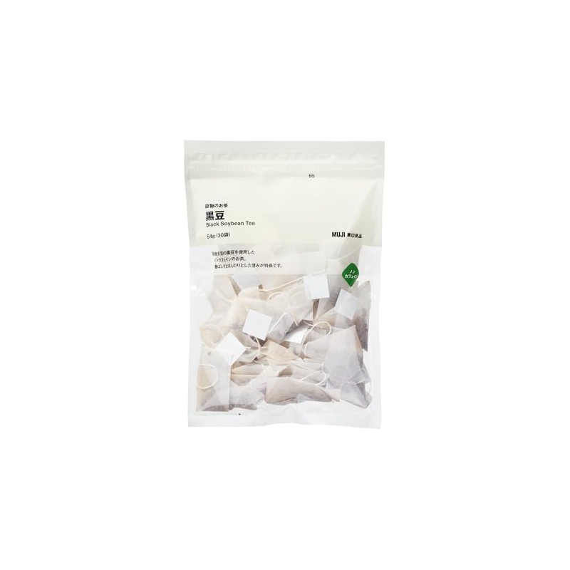 Muji 15261642 Large Bag Grain Tea Black Beans, 1.9 oz