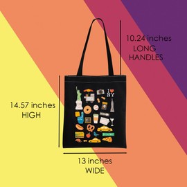 New York Tote Bag NYC Tote New York Bag NYC Gift New York Vacation Tote New York Shopping Bag (I LOVE NY Black)