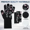 BBQ Gloves - 1472℉ Heat Resistant Grilling Cooking Oven Gloves