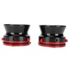 1 Pair NAB Hub Adapters Professional Polished Aluminum Reel to