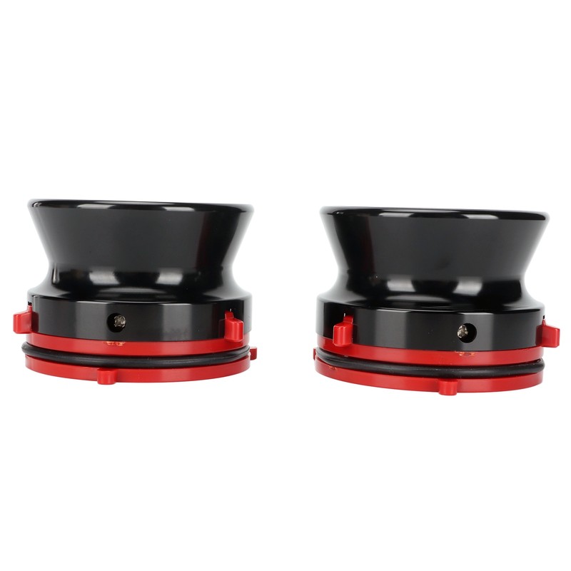 1 Pair NAB Hub Adapters Professional Polished Aluminum Reel to