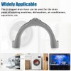 U Shape Washerwashing Drain Hose Hook for Washerwashing, Dishwashers, Sink