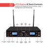 Pyle UHF Wireless Microphone & Rack Mountable Receiver System 2