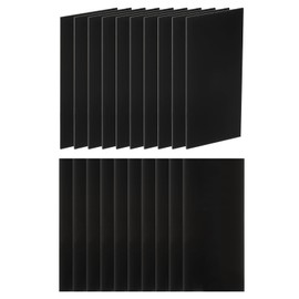 QUARKZMAN Pack of 20 Welding Glass 2 x 4.25 Inch Shade 7 Replacement Tempered Plastic Welding Glasses Black Blackout Filter Plates for Welding Helmet, Black