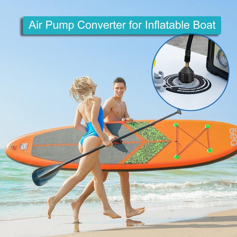 2 x Adaptor Sup Valve, Inflatable Pump Adapter for Kayaks,
