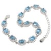 [You and Me Jewelry Box] SV Bracelet, Tanzanite, Blue Topaz,