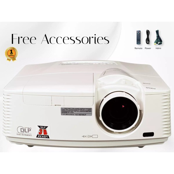 Mitsubishi 4200 ANSI DLP Projector Bright Colour Accepts 4K Signal