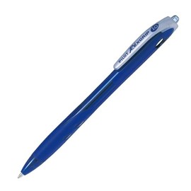 Pilot BRG100M10L Oil Based Ballpoint Pens, Rex Grip, 1.0, Blue, 10 Pens