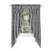 ACHIM Buffalo Check Gathered Swag Window Curtain Pair - 72