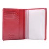 Esquire Silk 02 Passport Case Red, red, rfid wallet