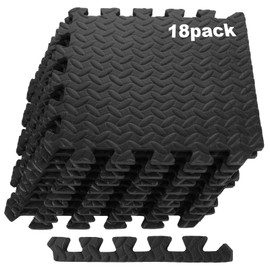 18 Pack Foam Floor Tiles, Gym Flooring for Home Gym,Home Gym Mat for Ground Surface Protection, Flooring