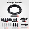 EVIL ENERGY 3/8 Fuel Line Kit 25FT, SAE 30R7 NBR
