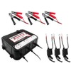 6/12V 2A 3 Bay Smart Charger w/USB Ports for Boat