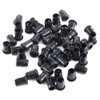 50 Pcs/Set LED Lamp Socket Diode Holder Nylon Black Clip