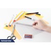 Pacific Arc 6 Inch Stainless Steel Ruler with Inch/Metric Conversion