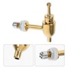 Zerodeko Copper Beverage Dispenser Spout Replacement Leakproof Drink for Home