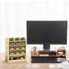 Wooden Pen Holder Storage Box Multifunctional Desk Organiser for Home