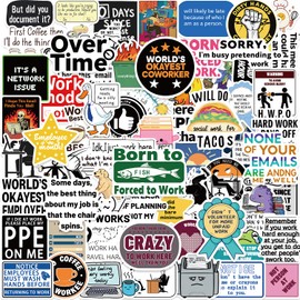100PCS Funny Work Stickers for Adults, Funny Work Meme for Water Bottles Laptop, But Did You Die Sticker, But Did You Document It Stickers, Funny Workplace Gift