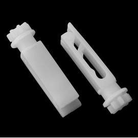 ZZLZX 18PCS Vertical Window Blind Vertical Blind Repairing Blinds Carrier Stem Vertical Blinds Curtain Accessories Vertical Blind Stem Replacement White Stems