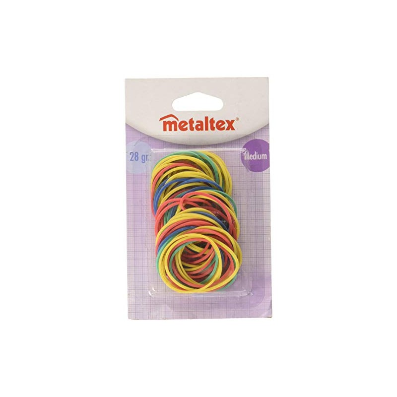 Metaltex 295320 Rubber Bands, Medium