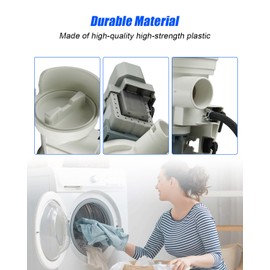 00436440 Washer Drain Pump Fit for Bosch Front-Loading Washing Machines Replace 436440 00674704 674704 EAP3464593 PS871487