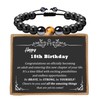 Sereney Happy 18th Birthday Gifts for Boys, Triple Protection Bracelet