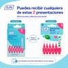 Cepillo interdental TePe, Original, Rosa 0.4 mm. Caja 6 pcs.,