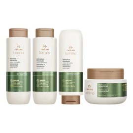 Kit Cabello Rizado Lumina Natura Shampoo Acondicionador                                                                                               