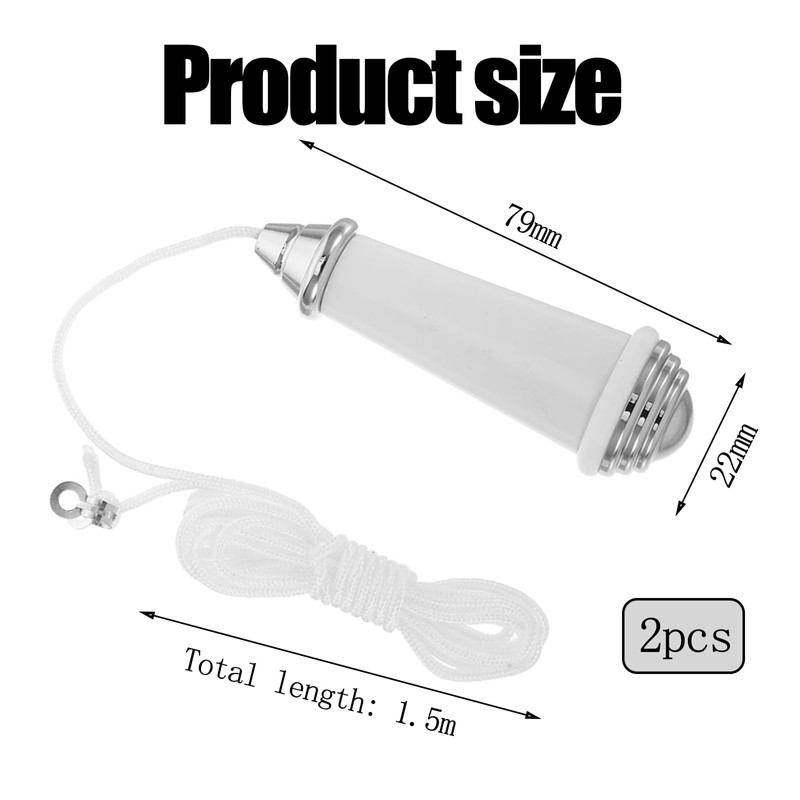 Syylqyr 2 Pcs Bathroom Light Pull Cord Handle, Bathroom Pull
