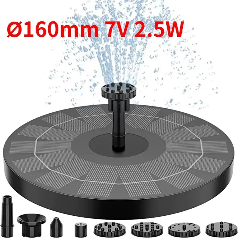 3.5W Solar Fountain Pump for Garden Decor – Floating Bird