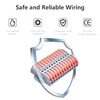 XALXMAW 6Pcs Lever Wire Connectors, 12 Position Terminal Strip Conductor