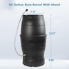 SQUEEZE master SQUEEZE master 50 Gallon Rainwater Collection Barrel with