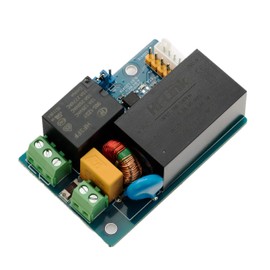 LD2410 Expansion Board with Power Relay for Human Presence Sensor Module, AC 100-240V, MCU Controlled, 250V/5A Relay, Optocoupler Isolation, Household & Industrial Applications