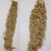 TASSYME ACCESORIOS Coleta Extra Larga Rizada Cabello Sintético Rubio Claro