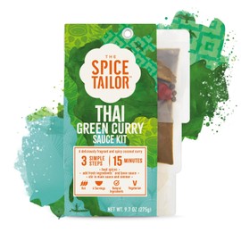Spice Tailor 3 Simple Steps Restaurant Quality Meals in Minutes Kits Ready in 10 Minutes (3 Pack, Thai Green Curry)