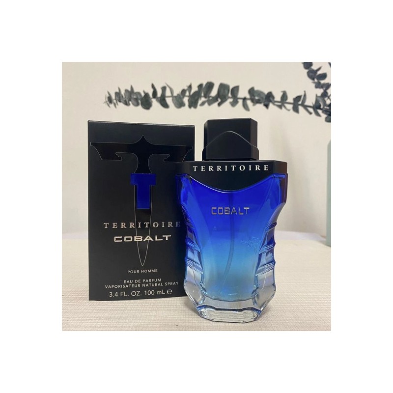 Territoire Cobalt 3.4?oz EDP Men – Fresh Woody Amber Aromatic