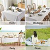 LivinEase 100% cotton tablecloth (grey, tablecloth (142 x 230 cm))