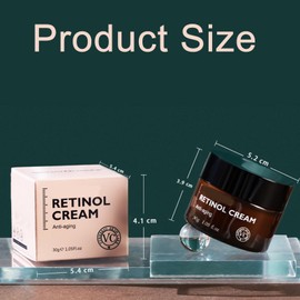 Pemarlis 2 Stück Retinol Anti-Aging Gesichtscreme,Retinol Anti-Aging Gesichtscreme,Retinol Gesichtsfeuchtigkeitscreme, Anti-Falten Nacht/Tagescreme für eine bessere Hautregeneration