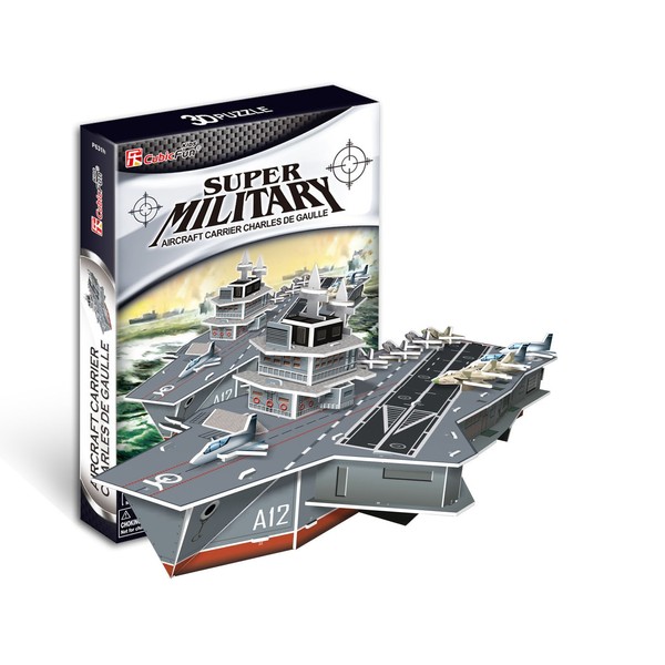 3D立体パズル 航空母艦シャルル・ド・ゴール